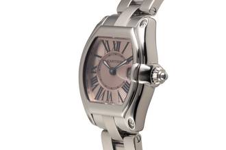 Thumbnail von Cartier Roadster Pink Dial Edelstahl Quarz Damenuhr Ref. W62017V3 2675
