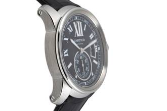 Thumbnail von Cartier Calibre de Cartier 42 Edelstahl Automatik Herrenuhr Ref. W7100041 3389