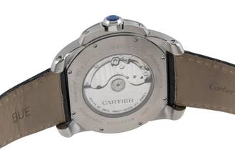 Thumbnail von Cartier Calibre de Cartier 42 Edelstahl Automatik Herrenuhr Ref. W7100041 3389