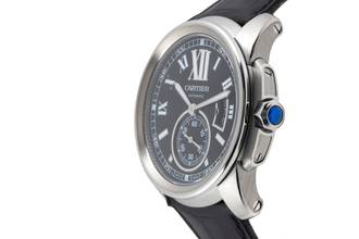 Thumbnail von Cartier Calibre de Cartier 42 Edelstahl Automatik Herrenuhr Ref. W7100041 3389