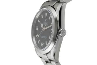 Thumbnail von Rolex Explorer 36 Black Dial Oyster Stahl Automatik Ref. 114270 Papiere 2004