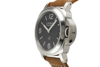 Thumbnail von Panerai Luminor Base Logo Stahl Handaufzug Herrenuhr Ref. PAM01086 B&P 2021