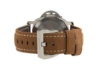 Thumbnail von Panerai Luminor Base Logo Stahl Handaufzug Herrenuhr Ref. PAM01086 B&P 2021