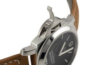 Thumbnail von Panerai Luminor Base Logo Stahl Handaufzug Herrenuhr Ref. PAM01086 B&P 2021