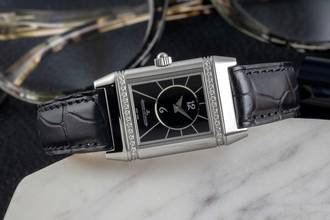 Thumbnail von Jaeger-LeCoultre Reverso Duetto Diamanten Handaufzug Ref. Q2668412 266.8.44 B&P 2015
