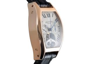 Thumbnail von Cartier Tortue Tourbillon Monodrücker Chronograph XL 18k W1548151