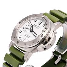 Thumbnail von Panerai Luminor Marina Submersible Bianco 42 – PAM 01590 – very Good – 02/2025 Full Set