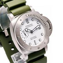 Thumbnail von Panerai Luminor Marina Submersible Bianco 42 – PAM 01590 – very Good – 02/2025 Full Set