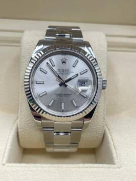 Rolex Datejust 41 126334 Full Set BOX+PAPERS Top Condition year:2022 Silver Dial