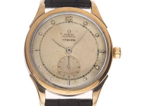 Omega Classic Türler Vintage Ref.2583-4 Bj.1947 original Box Original Vintage Unpoliert Türler Automatic