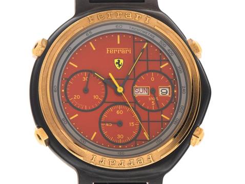 Ferrari Formula Day-Date Chronograph Ref.2659 Bj.1995 Full Set Original Vintage Unpoliert Formula Day-Date Chronograph Black