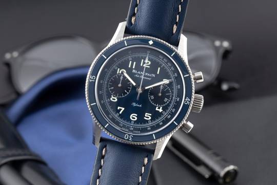Blancpain Villeret Air Command Flyback Chronograph Titan Ref. AC02-12B40-63B B&P 2022