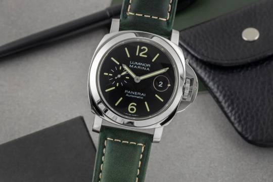 Panerai Luminor Marina Stahl Automatik Herrenuhr Ref. PAM01104 B&P 2019