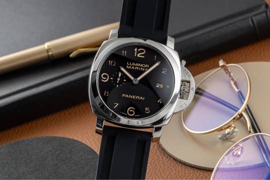 Panerai Luminor Marina 1950 3 Days Stahl Automatik Herrenuhr Ref. PAM00359 B&P