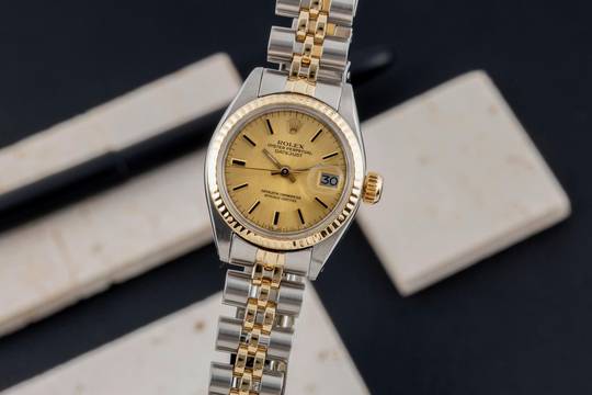 Rolex Lady-Datejust Edelstahl / Gelbgold Automatik Damenuhr Ref. 6917 Klassiker