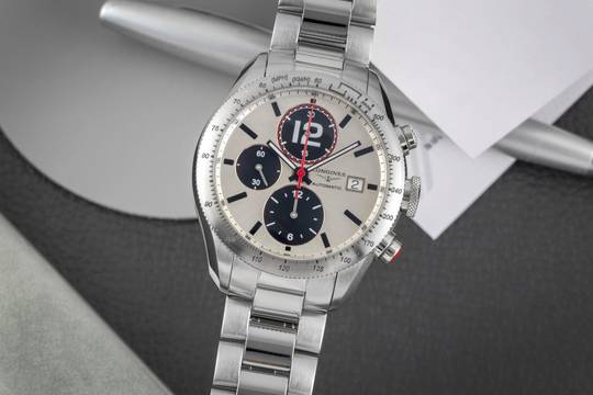 Longines Grande Vitesse Chronograph Automatik Edelstahl Herrenuhr Ref. L3.636.4