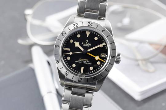 Tudor Black Bay Pro Stahl Automatik Herrenuhr Ref. M79470-0001 B&P