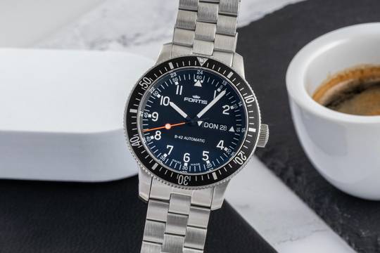 Fortis B-42 Official Cosmonauts Stahl Automatik Ref. 647.10.158.4 Box & Papiere 2020