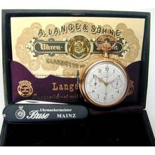 Thumbnail von A. Lange & Söhne Chronograph,schleichender 30-Minutenzähler 1 A Taschenuhr </h1>