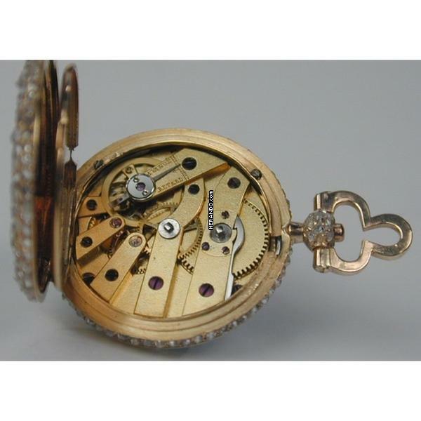 Thumbnail von Patek Philippe & Co. Sackermann Miniatur Diamant Taschenuhr von 1850 </h1>