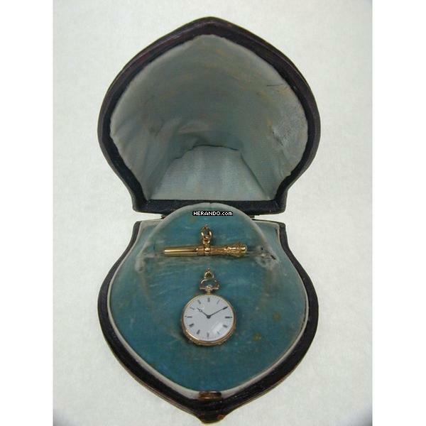 Thumbnail von Patek Philippe & Co. Sackermann Miniatur Diamant Taschenuhr von 1850 </h1>