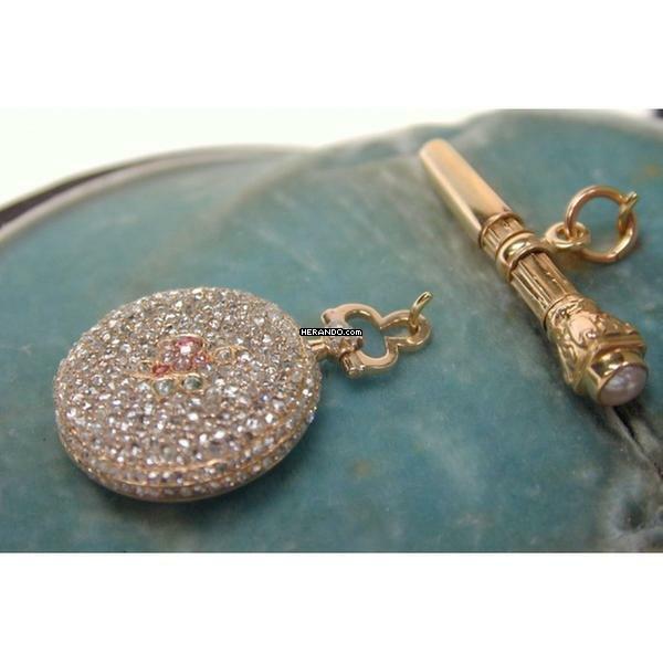 Thumbnail von Patek Philippe & Co. Sackermann Miniatur Diamant Taschenuhr von 1850 </h1>