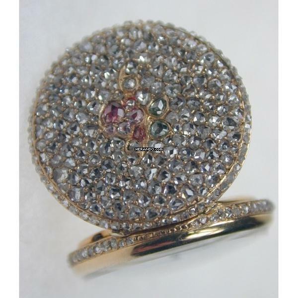 Thumbnail von Patek Philippe & Co. Sackermann Miniatur Diamant Taschenuhr von 1850 </h1>