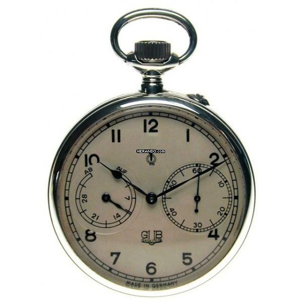  Glashütte Original GUB Auf & Ab Marine Beobachtungstaschenuhr 