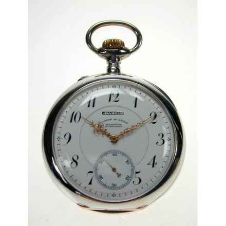  Glashütte Original A.Lange & Söhne Taschenuhr Silber offen 