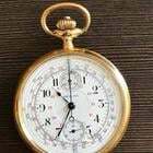 Thumbnail von Zenith Taschenuhr 18 K Chrono mit Tachymeter-Skala und Zähler </h1>