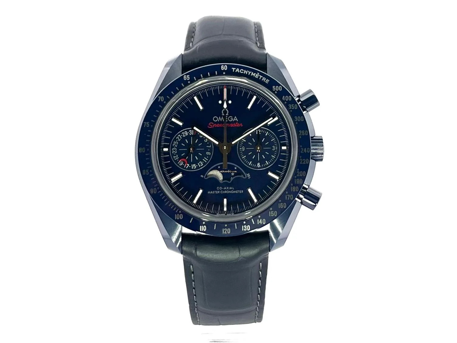  Omega Speedmaster Moonphase Moonwatch Mondphase Blue Side of the Moon 304.93.44.52.03.001 </h1> 