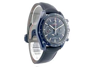 Thumbnail von Omega Speedmaster Moonphase Moonwatch Mondphase Blue Side of the Moon 304.93.44.52.03.001 </h1>