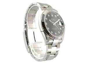 Thumbnail von Rolex Datejust 41 Edelstahl Weißgold 126334 Schwarz Diamant </h1>