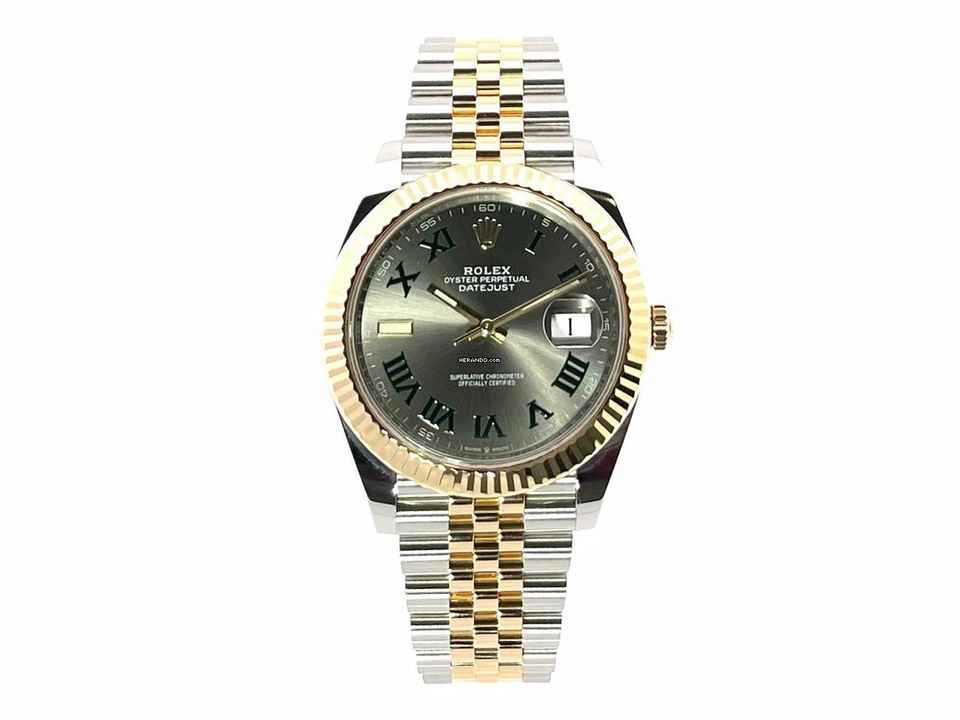  Rolex Datejust 41 Edelstahl Gelbgold 126333 Slate Jubile-Band </h1> 