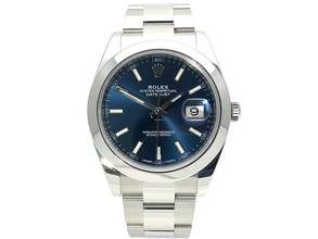  Rolex Datejust 41 Ref. 126300 Edelstahl Blau Index Oyster-Band </h1> 