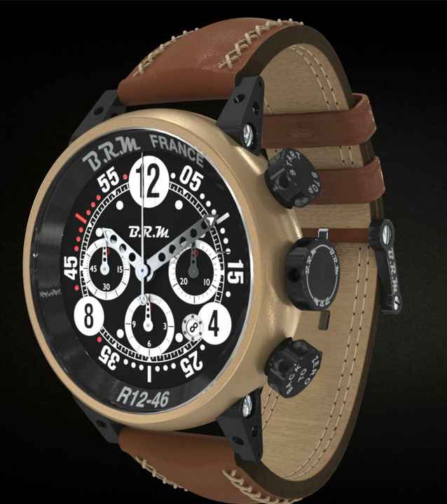  B.R.M R12-46 BRONZE Chrono 