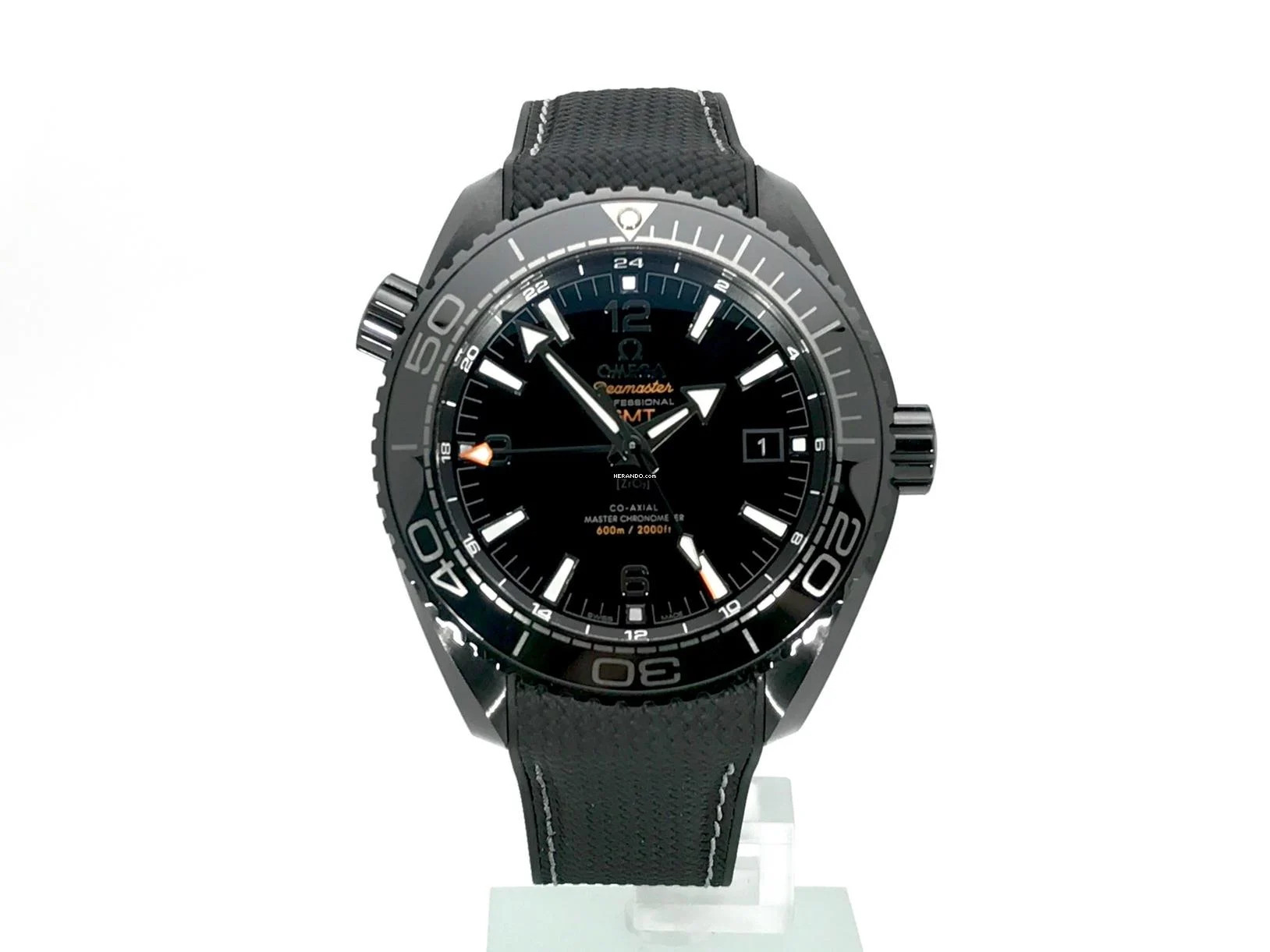  Omega Seamaster Planet Ocean GMT 600M Deep Black 45.5 Ref. 215.92.46.22.01.001  