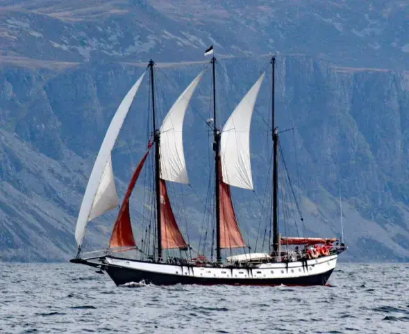 Tall Ship Three Masted Gaff Schooner