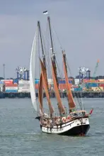Thumbnail von Tall Ship Three Masted Gaff Schooner
