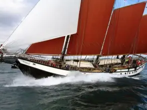 Thumbnail von Tall Ship Three Masted Gaff Schooner