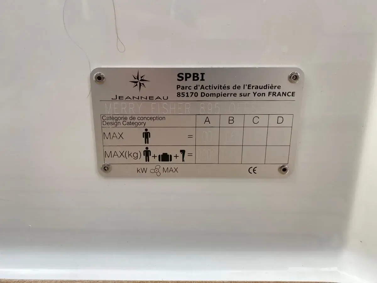 Thumbnail von Jeanneau Merry Fisher 895 Offshore Jeanneau Merry Fisher 895 offshore met Joystick Suzuki Electric steer by wire Stuursysteem