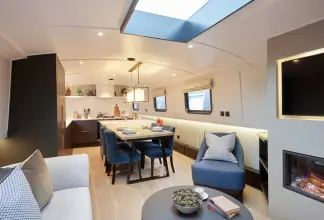 Thumbnail von Waterspace Living 70` Greenwich 70 Luxury Widebeam at Poplar Marina