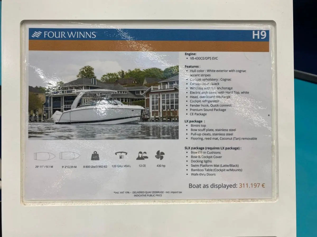 Thumbnail von Four Winns H9