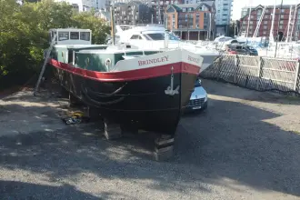 Nachbildung einer niederländischen Barge, 57 Fuß