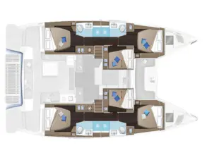 Thumbnail von Lagoon 51 AEGEUS (klima, generátor, W.Maker, teaková paluba, podvodní osvětlení)