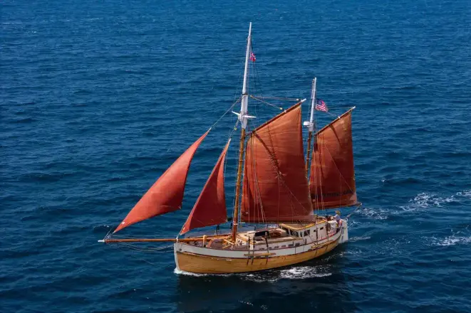 Vintage Norwegian Double Ended Ketch