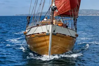 Thumbnail von Vintage Norwegian Double Ended Ketch