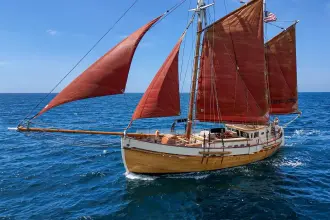 Thumbnail von Vintage Norwegian Double Ended Ketch