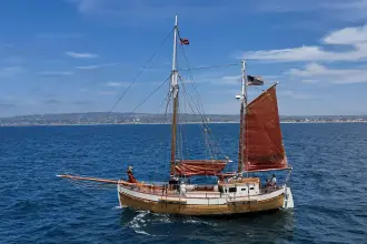 Thumbnail von Vintage Norwegian Double Ended Ketch