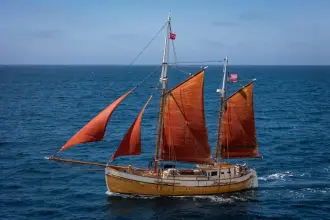 Thumbnail von Vintage Norwegian Double Ended Ketch